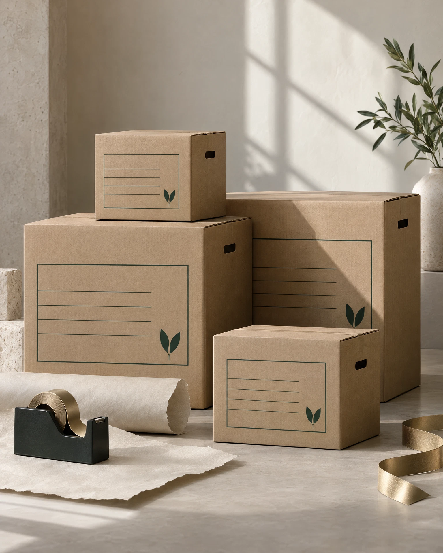 Premium Veil moving boxes in a curated product collection